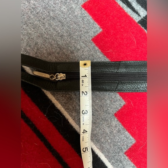 Y2K black leather purse -backpack - Picture 8 of 14